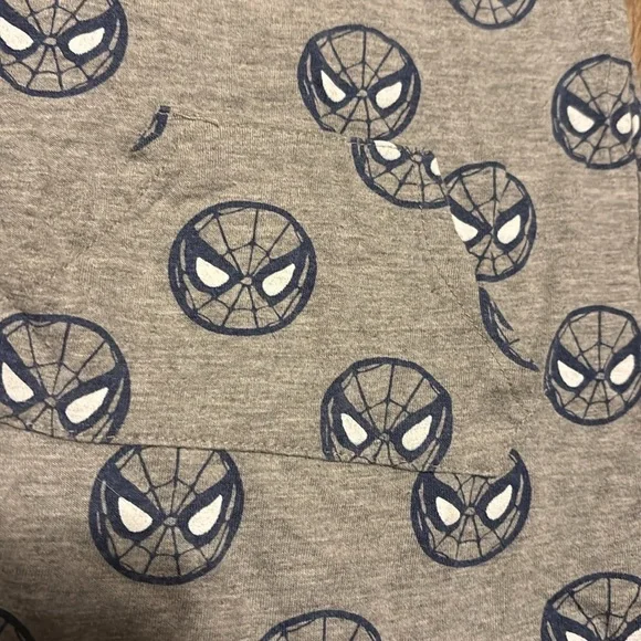 Marvel Gray and Blue Spider-Man Infant Romper - Picture 3 of 3
